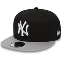 cappellino-piatto-nero-regolabile-9fifty-cotton-block-dei-new-york-yankees-mlb-di-new-era