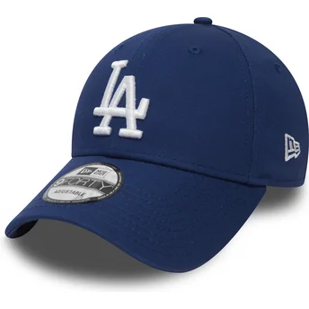 New Era Los Angeles Dodgers MLB 9FORTY Essential justerbar blå böjd keps