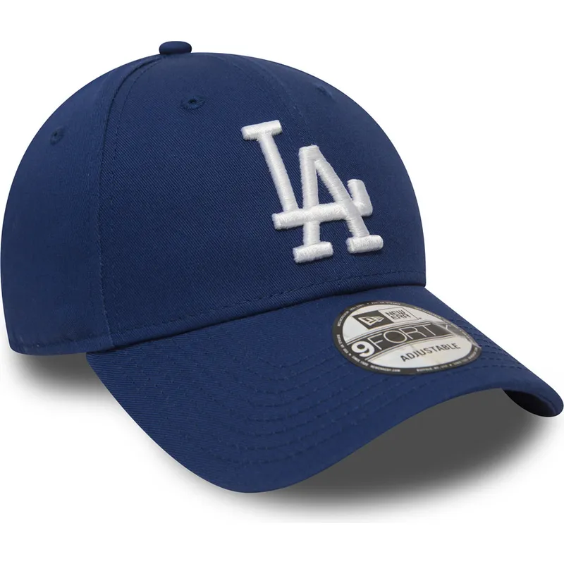 los-angeles-dodgers-mlb-9forty-essential-justerbar-bla-buet-kasket-fra-new-era