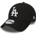 czarna-regulowana-czapka-z-zakrzywionym-daszkiem-9forty-essential-los-angeles-dodgers-mlb-new-era