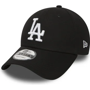 cappellino-curvo-nero-regolabile-9forty-essential-dei-los-angeles-dodgers-mlb-di-new-era