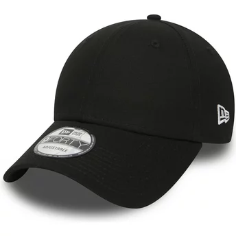 new-era-curved-brim-9forty-basic-flag-black-adjustable-cap