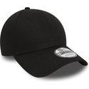 new-era-curved-brim-9forty-basic-flag-adjustable-cap-schwarz