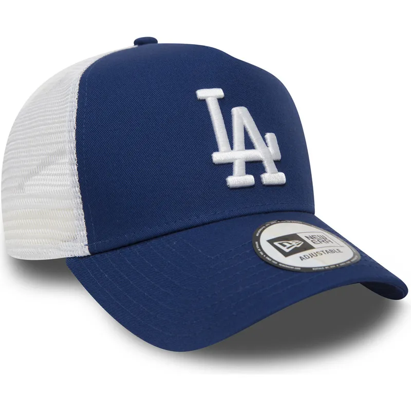 bla-trucker-kasket-clean-a-frame-fra-los-angeles-dodgers-mlb-fra-new-era