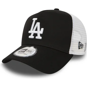 Svart Clean A Frame truckerkeps Los Angeles Dodgers MLB från New Era