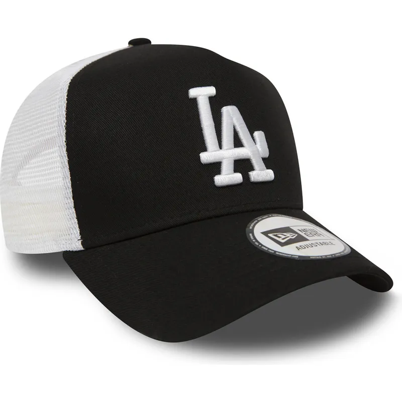 sort-clean-a-frame-trucker-kasket-fra-los-angeles-dodgers-mlb-fra-new-era