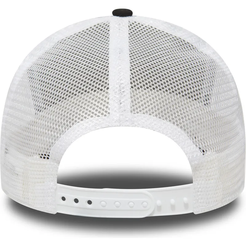 svart-clean-a-frame-truckerkeps-los-angeles-dodgers-mlb-fran-new-era