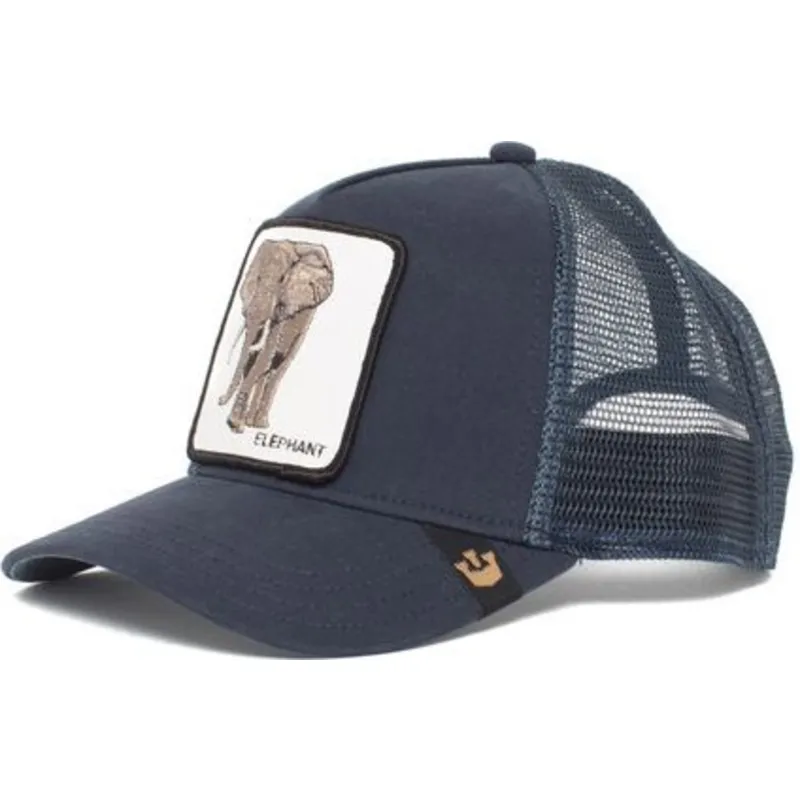 gorra-trucker-blu-navy-elefante-elephant-di-goorin-bros