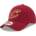cappellino-curvo-rosso-regolabile-9forty-the-league-dei-cleveland-cavaliers-nba-di-new-era