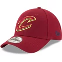 casquette-courbee-rouge-ajustable-9forty-the-league-cleveland-cavaliers-nba-new-era