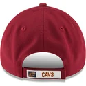 cappellino-curvo-rosso-regolabile-9forty-the-league-dei-cleveland-cavaliers-nba-di-new-era