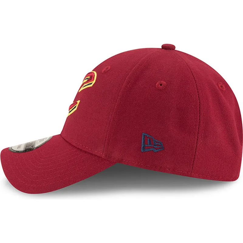 cappelli-curva-rosso-cinghia-regolabile-9forty-the-league-dei-cleveland-cavaliers-nba-di-new-era