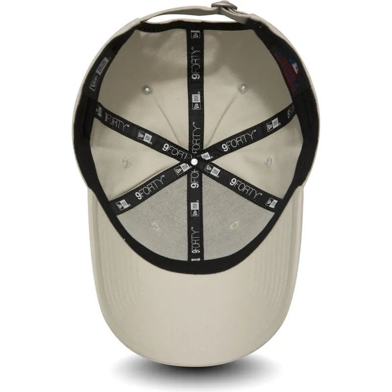 cappelli-curva-bianco-cinghia-regolabile-roto-9forty-essential-dei-los-angeles-dodgers-mlb-di-new-era