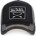 cappelli-curva-nero-cinghia-regolabile-di-von-dutch