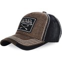 von-dutch-curved-brim-arrow02-adjustable-cap-braun