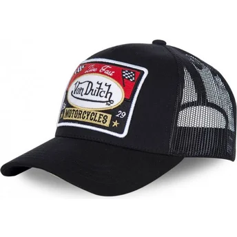 Justerbar sort buet kasket BLACKY1 fra Von Dutch