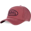 cappelli-curva-rosso-cinghia-regolabile-di-von-dutch