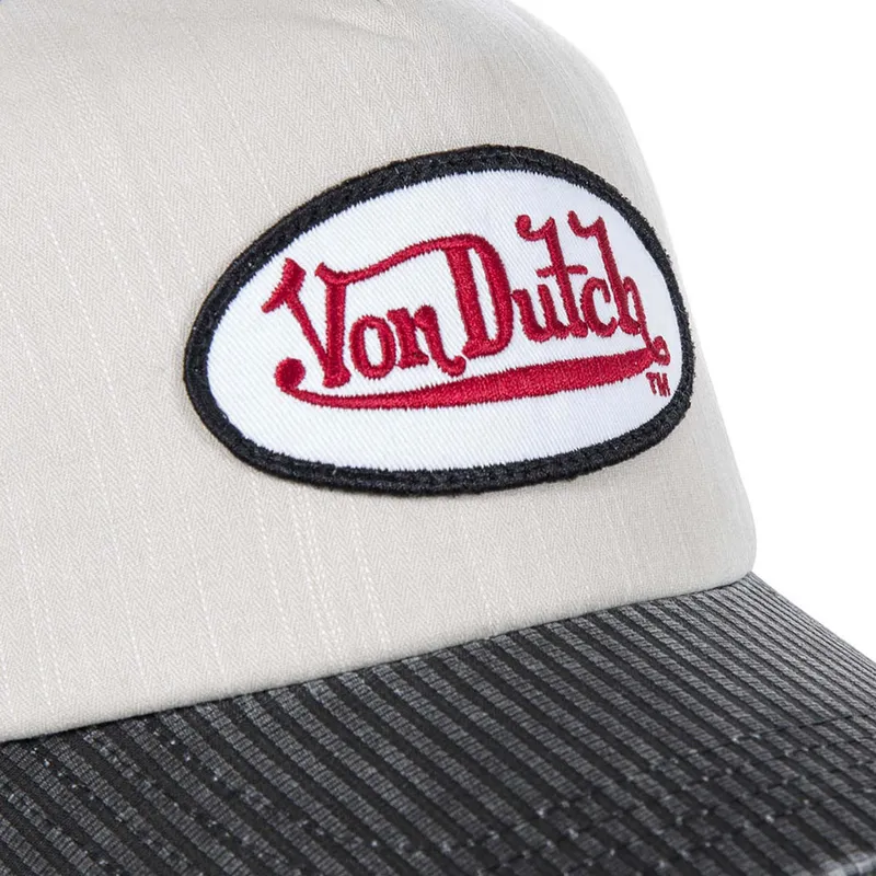 cappelli-curva-bianco-cinghia-regolabile-di-von-dutch