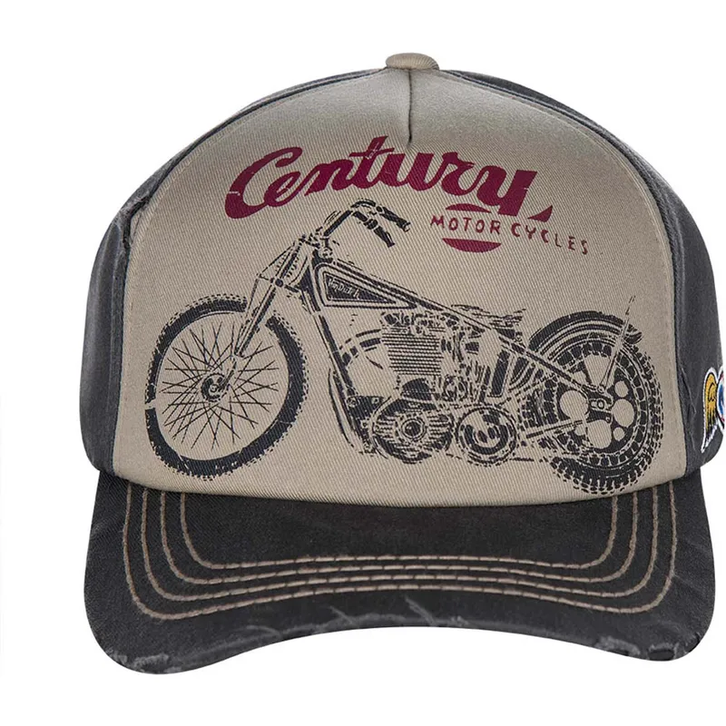 cappelli-curva-grigio-cinghia-regolabile-di-von-dutch