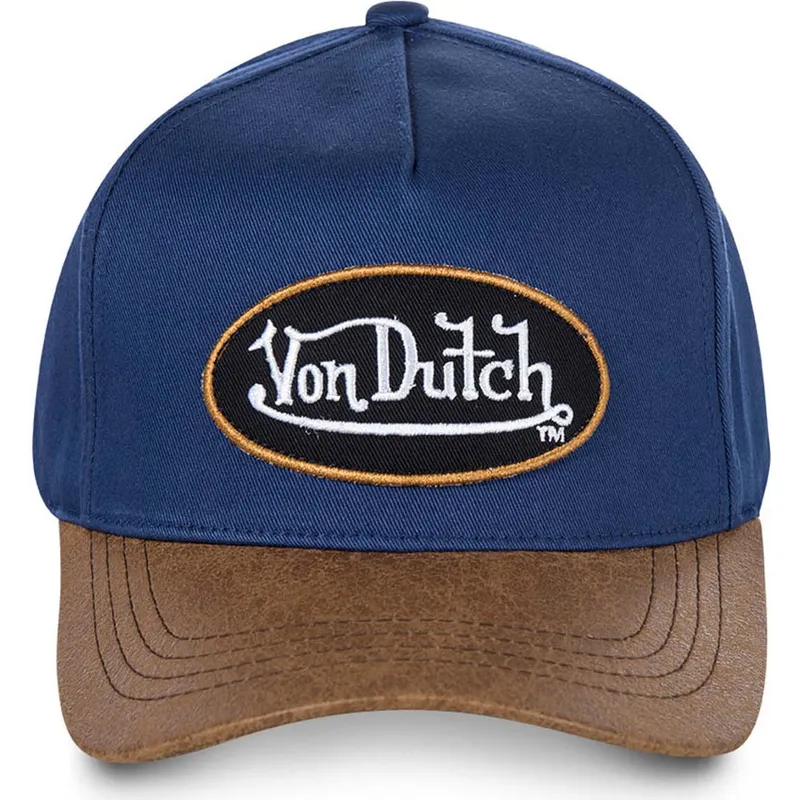 cappelli-curva-blu-cinghia-regolabile-di-von-dutch