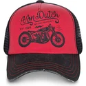 cappelli-curva-rosso-cinghia-regolabile-di-von-dutch