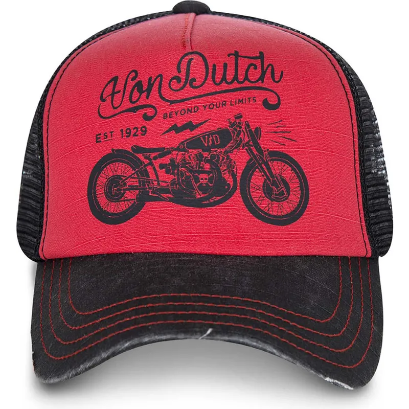 mutzen-gebogen-rot-verstellbares-band-von-von-dutch mutzen-gebogen-rot-verstellbares-band-von-von-dutch