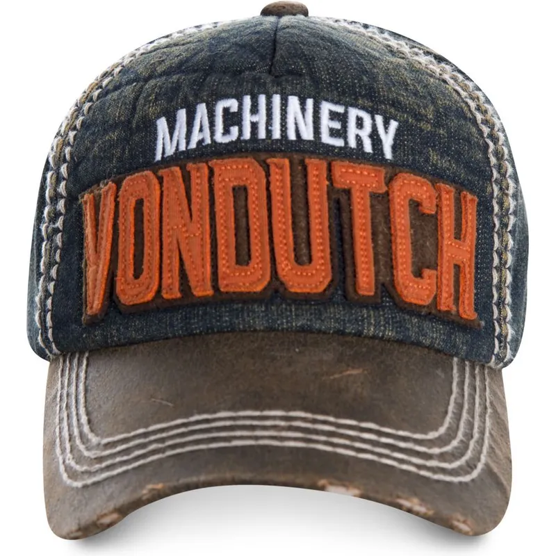 cappelli-curva-blu-cinghia-regolabile-di-von-dutch