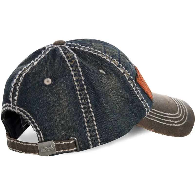 cappelli-curva-blu-cinghia-regolabile-di-von-dutch