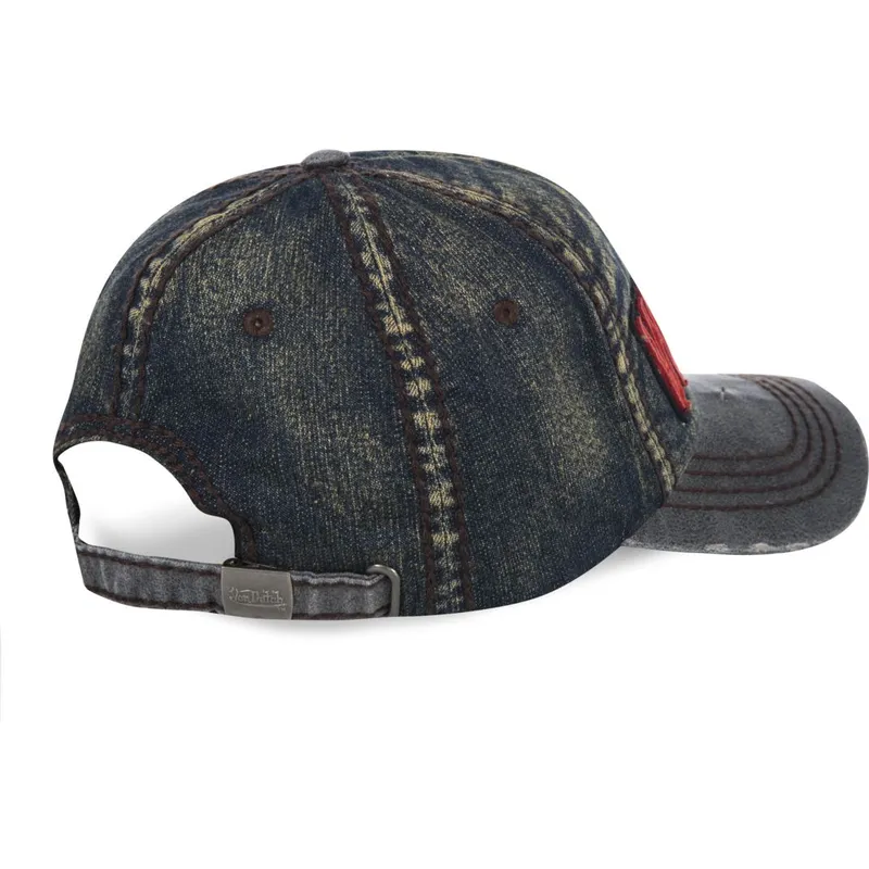 cappelli-curva-blu-cinghia-regolabile-di-von-dutch