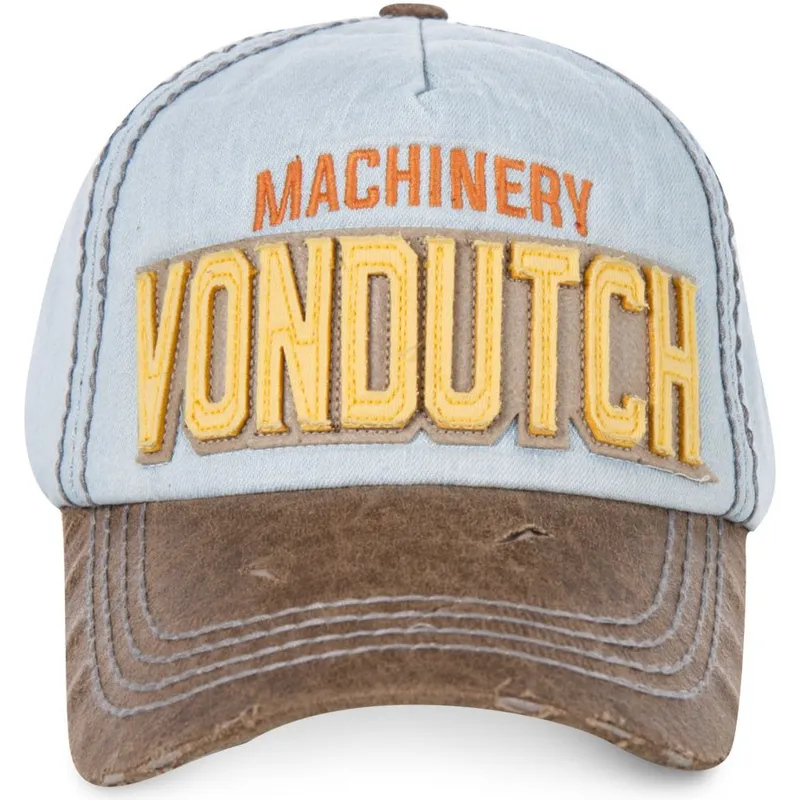 cappelli-curva-blu-cinghia-regolabile-di-von-dutch
