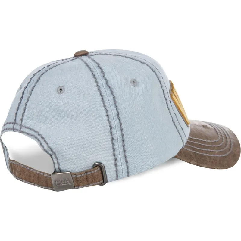 cappelli-curva-blu-cinghia-regolabile-di-von-dutch