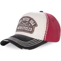 cappelli-curva-bianco-cinghia-regolabile-di-von-dutch