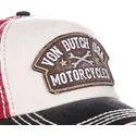 cappellino-curvo-bianco-rosso-e-nero-regolabile-dylan01-di-von-dutch