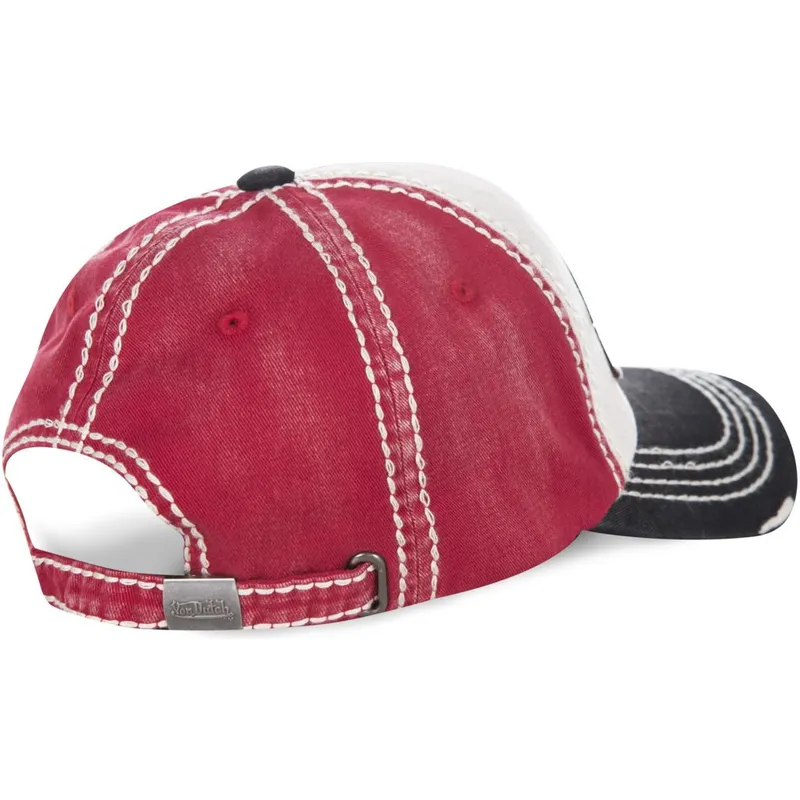 cappelli-curva-bianco-cinghia-regolabile-di-von-dutch