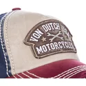 cappello-con-visiera-curva-bianco-blu-e-rosso-regolabile-dylan02-di-von-dutch
