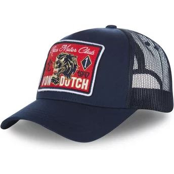 cappellino-trucker-blu-marino-famous2-di-von-dutch