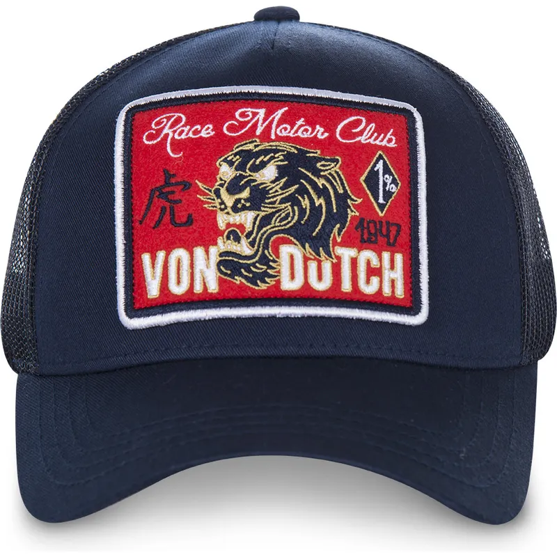 trucker-kasket-marinebla-famous2-fra-von-dutch