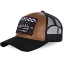 von-dutch-grl2-braune-und-schwarze-trucker-kappe