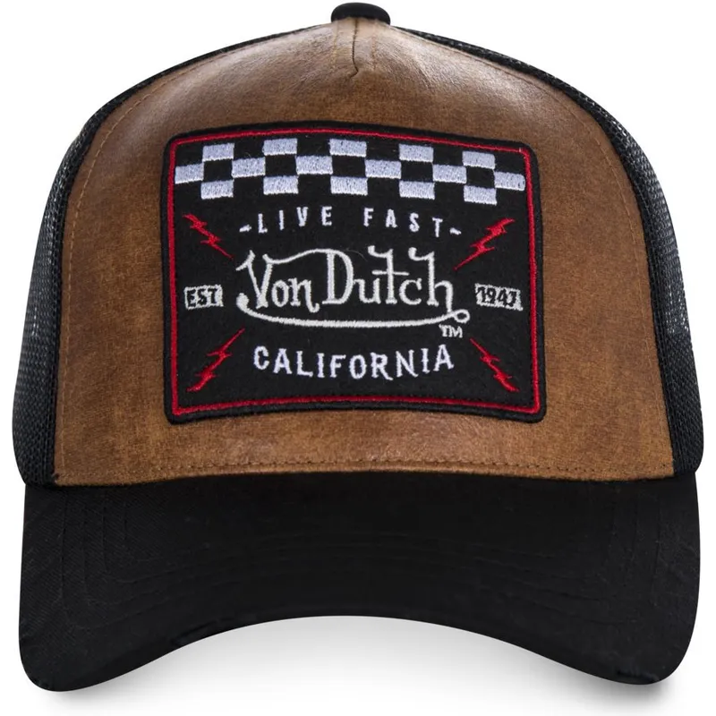 cappelli-curva-marrone-snapback-di-von-dutch