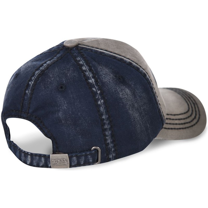 von-dutch-curved-brim-ilan02-adjustable-cap-grau-und-marineblau