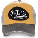 gelbe-und-graue-verstellbare-curved-cap-jackgog-von-von-dutch