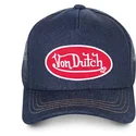 cappellino-trucker-blu-navy-logjb-di-von-dutch