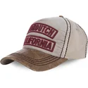 cappelli-curva-beige-cinghia-regolabile-di-von-dutch