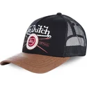 von-dutch-pin-schwarze-und-braune-trucker-kappe