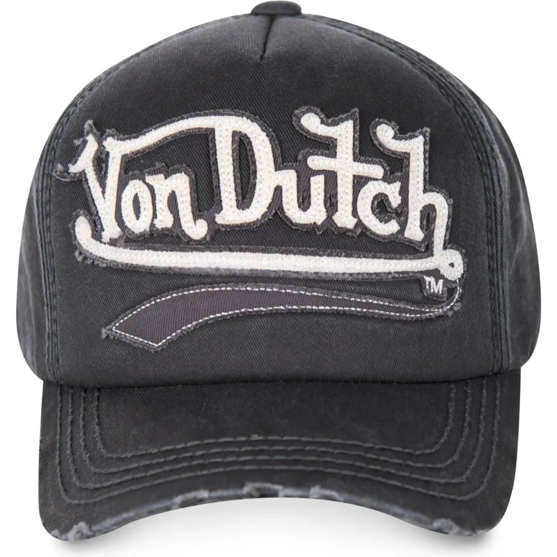 cappelli-curva-grigio-cinghia-regolabile-di-von-dutch