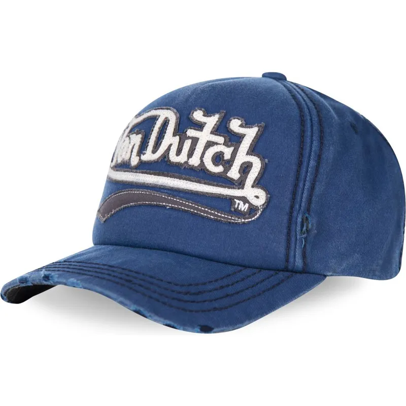 cappelli-curva-blu-cinghia-regolabile-di-von-dutch