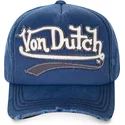 casquette-courbee-bleue-ajustable-signa02-von-dutch