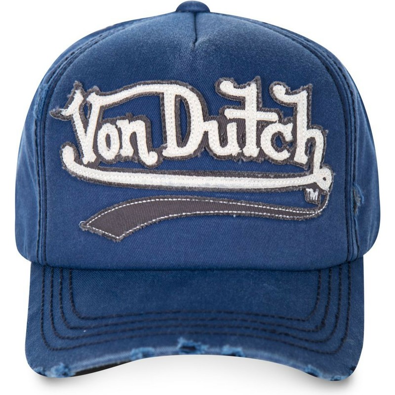 von-dutch-curved-brim-signa02-adjustable-cap-blau