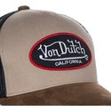 von-dutch-suede-trucker-cap-beige