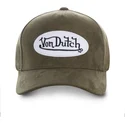 cappello-curvo-verde-regolabile-suede6-di-von-dutch